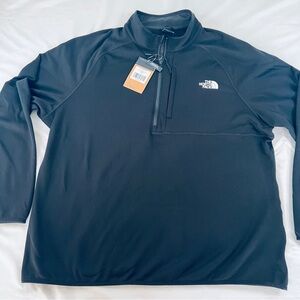 The North Face Men's Pullover Black Canyonlands Jacket Size XXL Half-Zip NWT